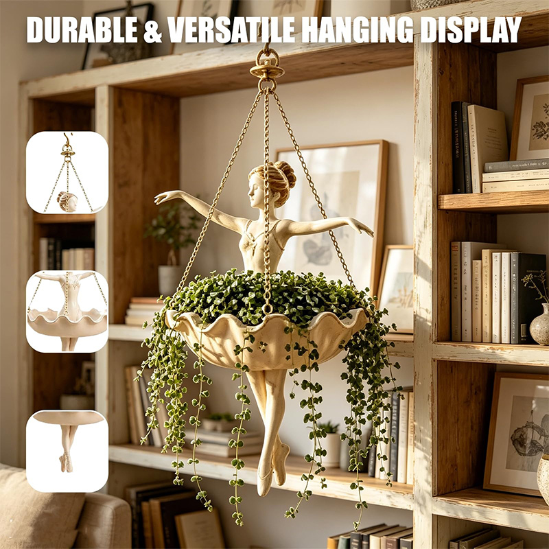 Spider Plant Hanging - Donica wisząca w kształcie tancerki baletnicy