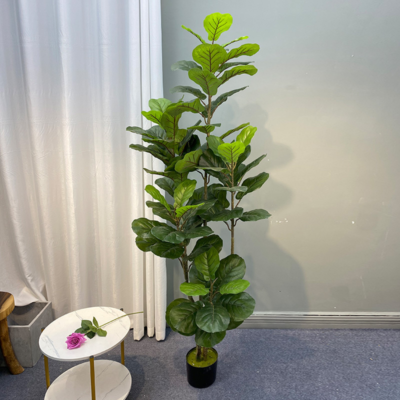 Ficus Lyrata Tree - 59-in duże Ficus drzewo sztuczne rośliny