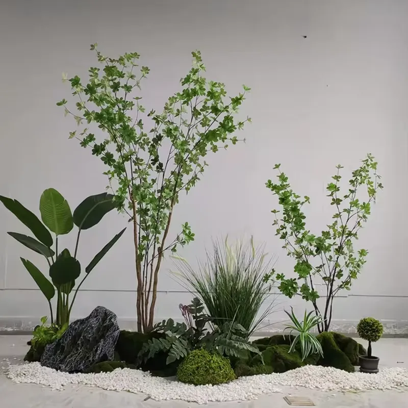 Ficus Lyrata Tree - Sztuczne rośliny: Ficus Lyrata, drzewko z