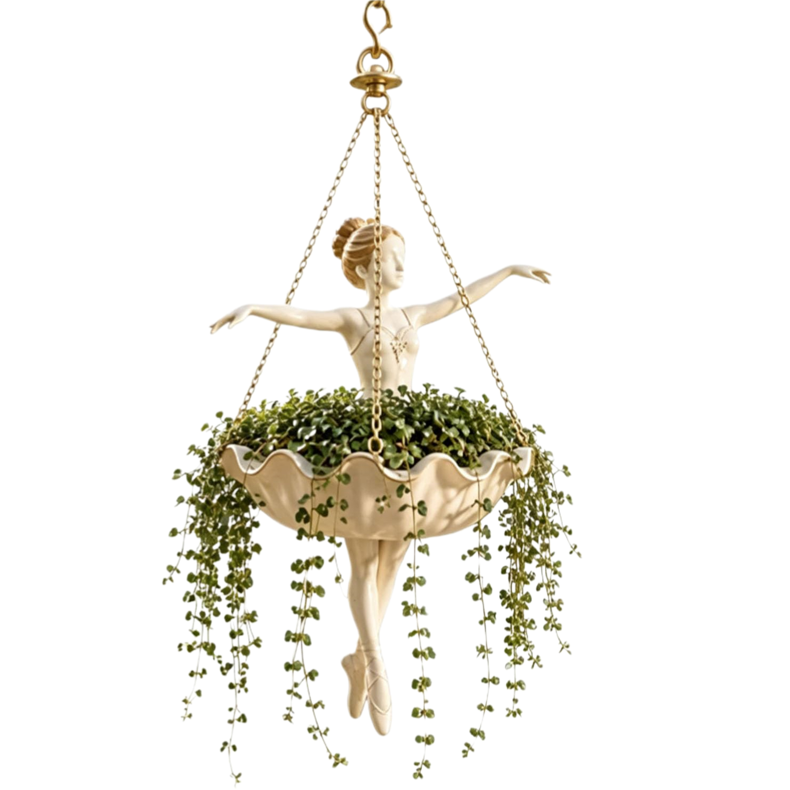 Spider Plant Hanging - Doniczka wisząca w kształcie tancerki baletnicy,
