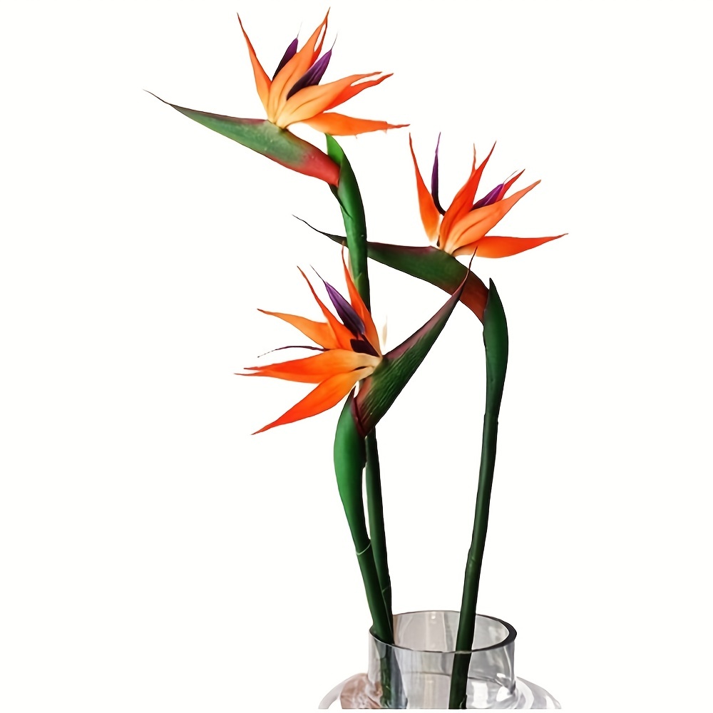 3 szt. Sztuczne kwiaty strelit – Bird Paradise Strelitzia recenzja i cena
