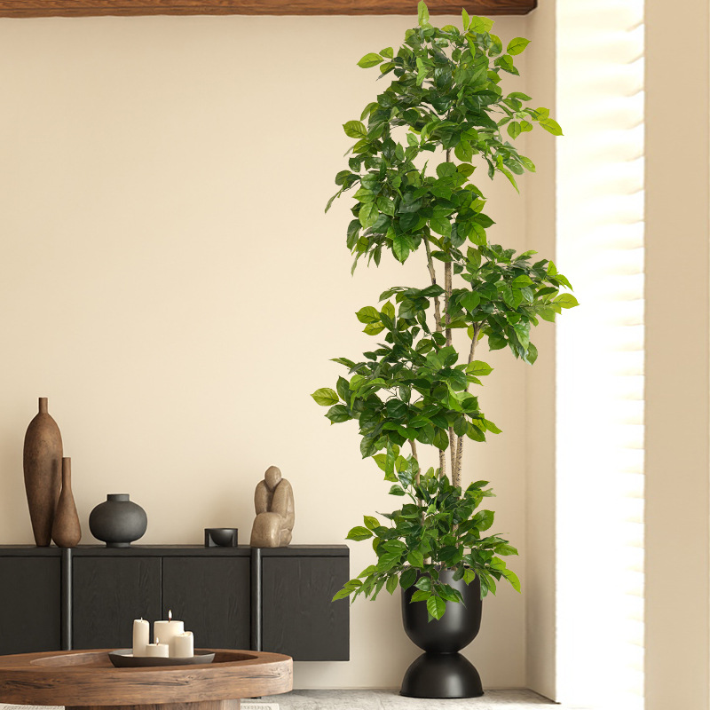 2-78in Duże Sztuczne Rośliny S – Ficus Lyrata Tree recenzja i cena