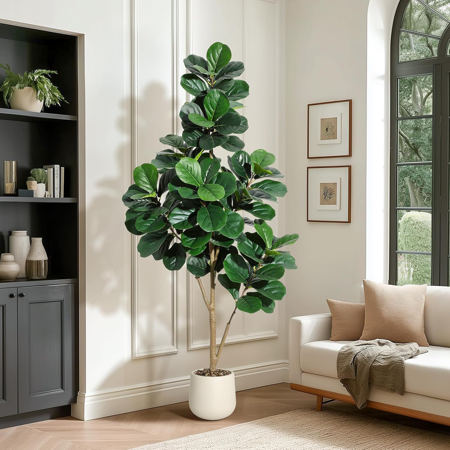 Sztuczne drzewko figowiec lier – Ficus Lyrata Tree recenzja i cena