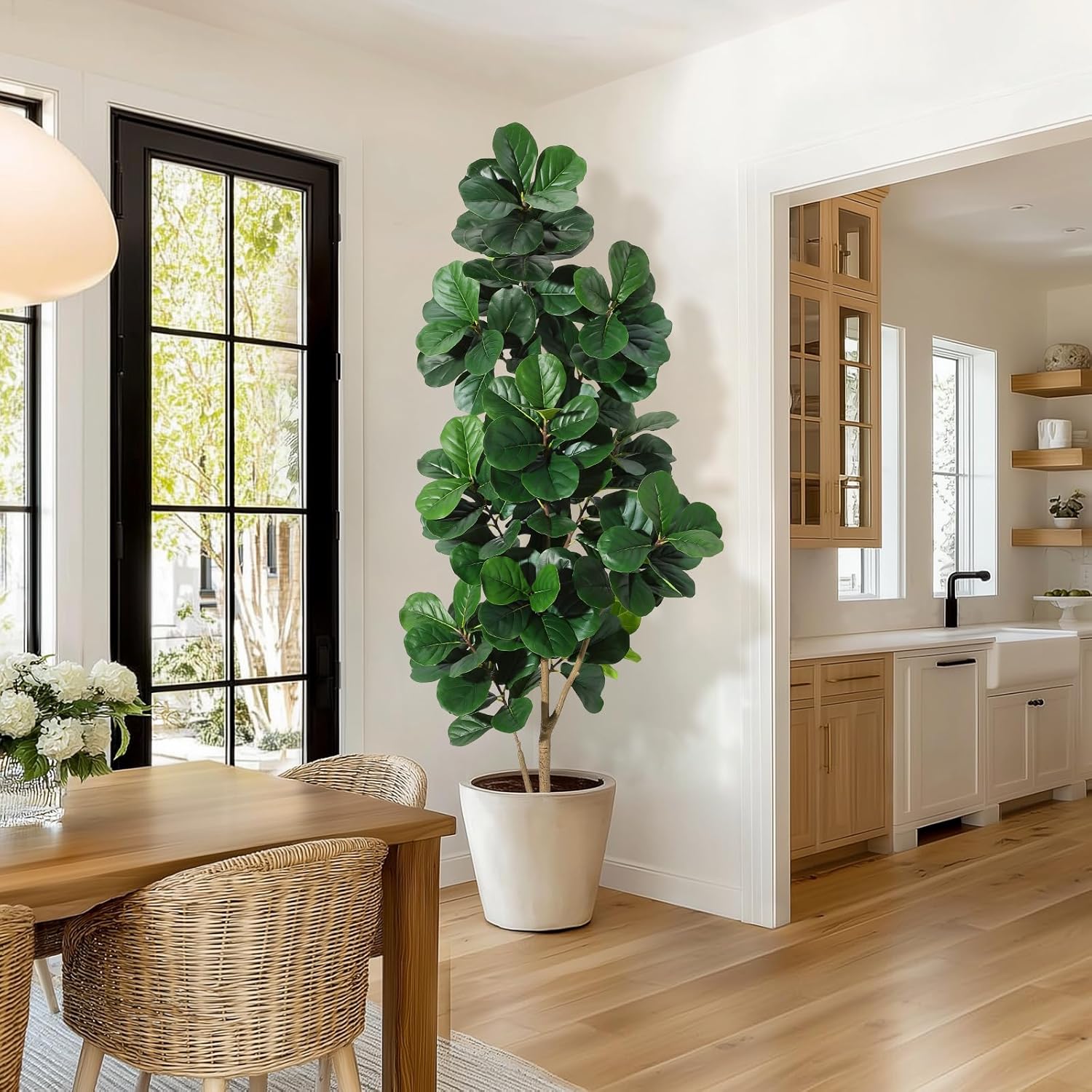 Sztuczne drzewko figowiec lier – Ficus Lyrata Tree recenzja i cena