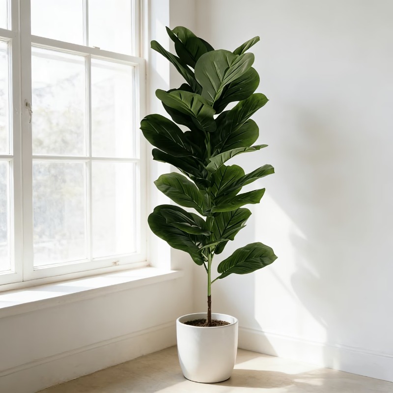 1 szt. 100cm Sztuczny Ficus Ly – Ficus Lyrata Tree recenzja i cena