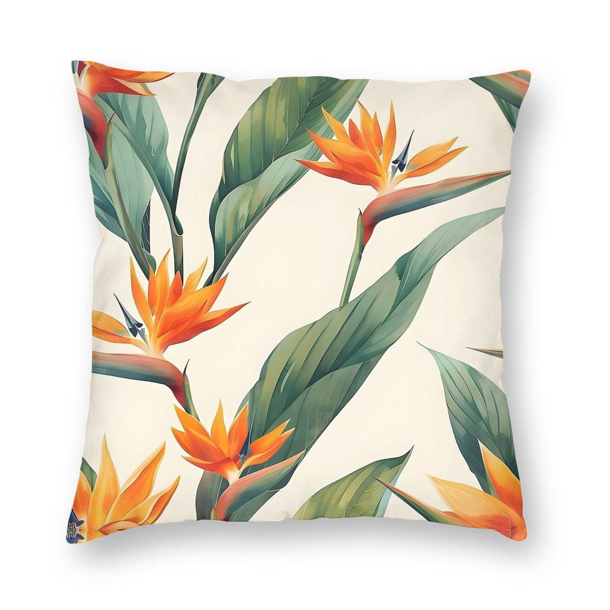 Kwadratowa poszewka na poduszk – Bird Paradise Strelitzia recenzja i cena