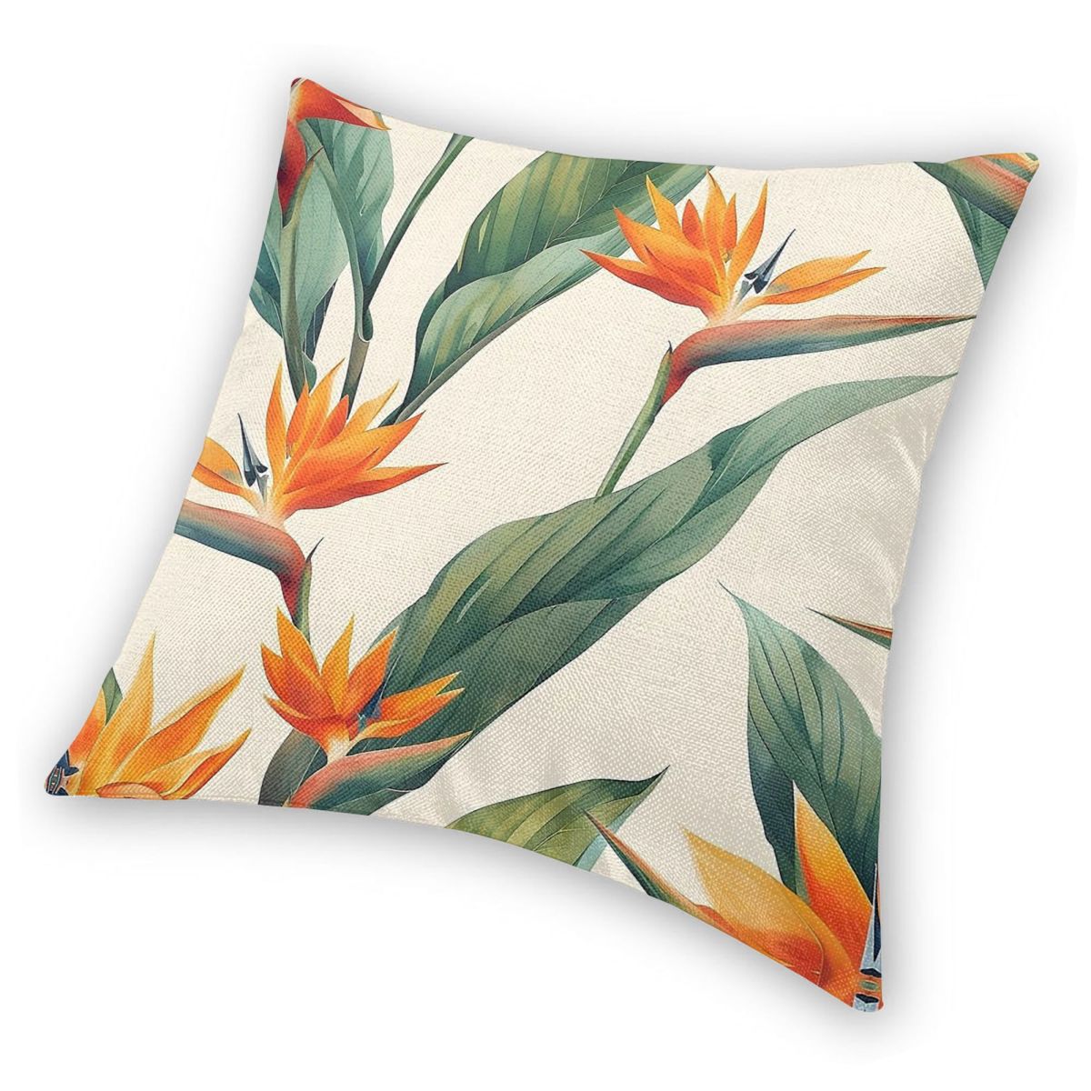Kwadratowa poszewka na poduszk – Bird Paradise Strelitzia recenzja i cena