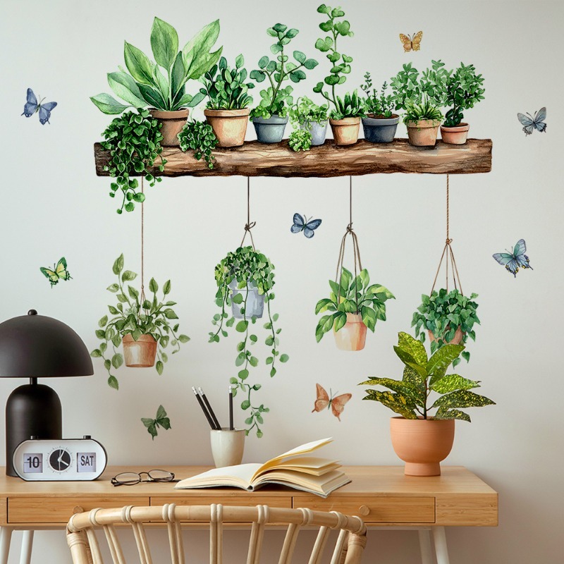 Naklejki ścienne 3D z zielonym – Echeveria Succulent recenzja i cena