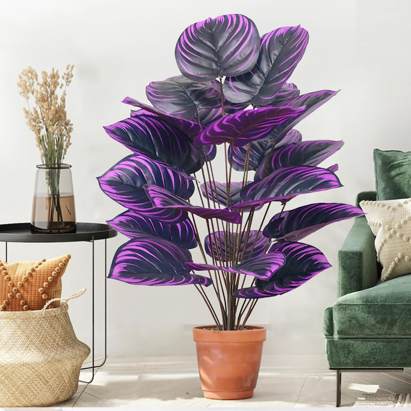 Duża sztuczna palma monstera,  – Ficus Lyrata Tree recenzja i cena