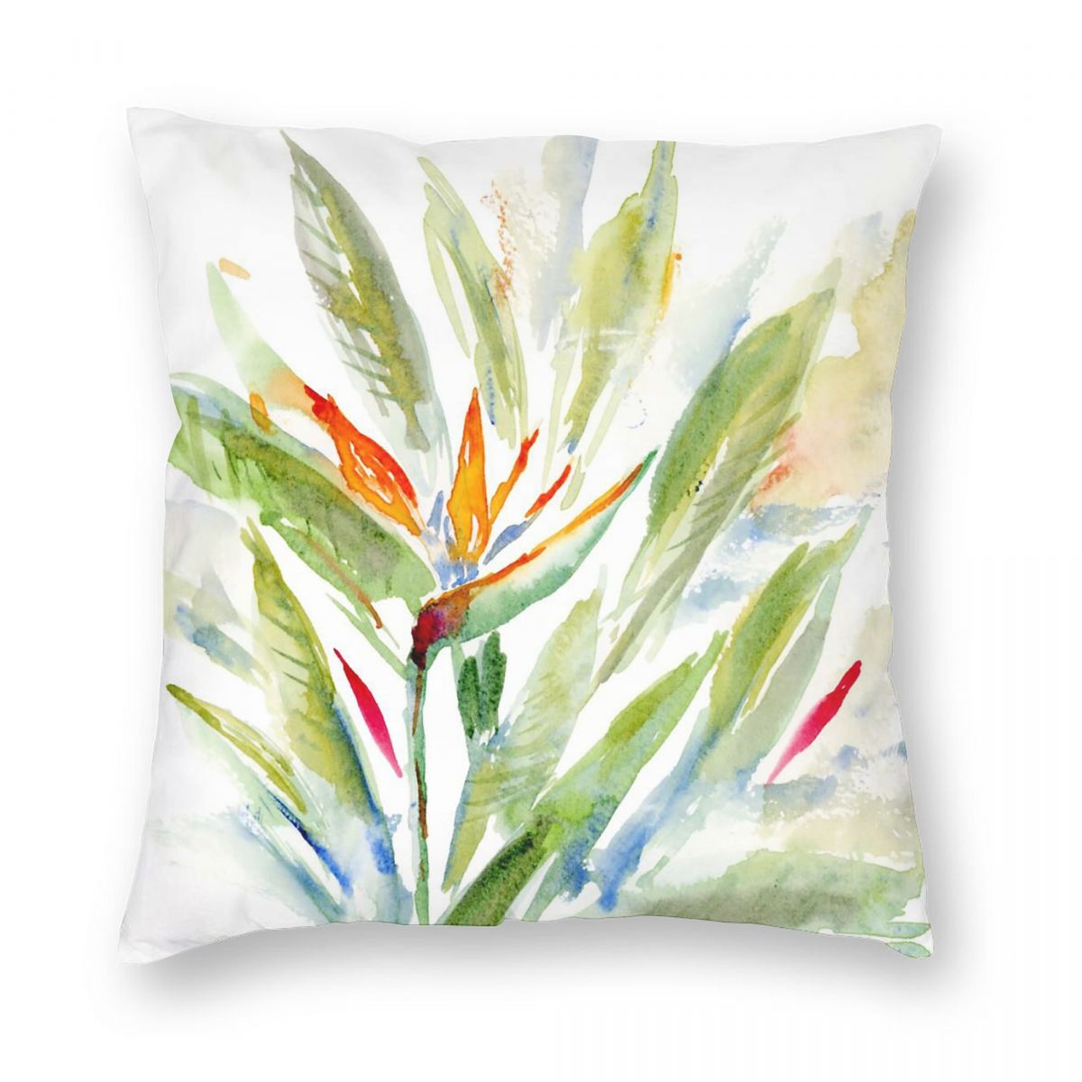 Kwadratowa poszewka na poduszk – Bird Paradise Strelitzia recenzja i cena