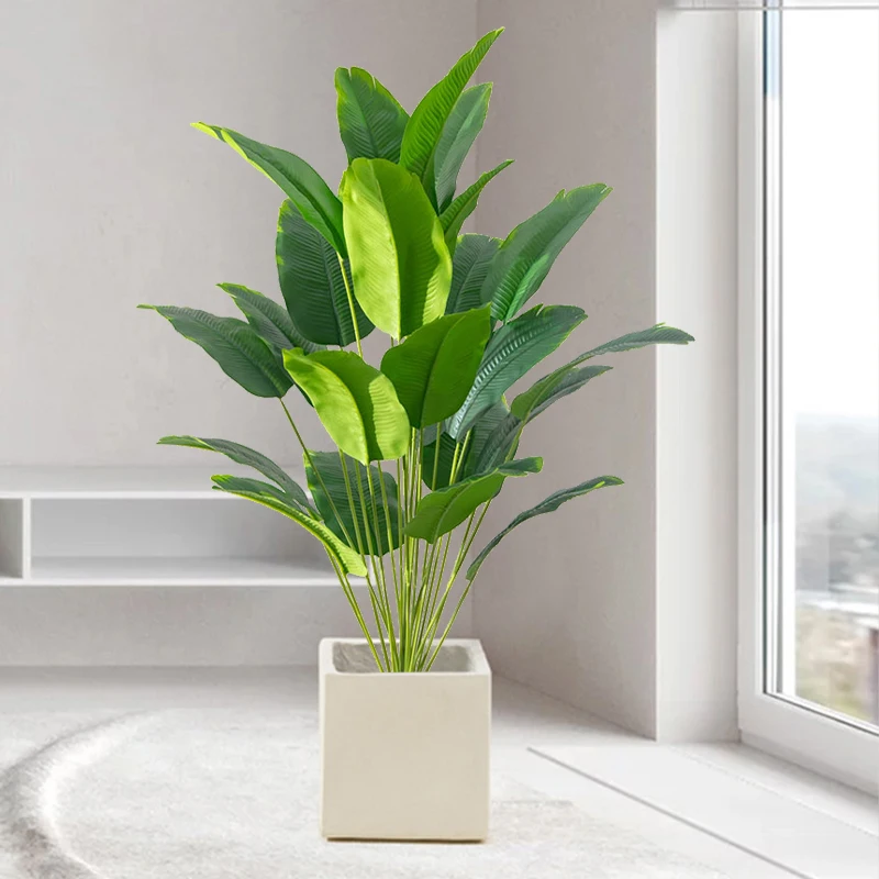 1 szt. Sztuczne rośliny Duża t – Ficus Lyrata Tree recenzja i cena